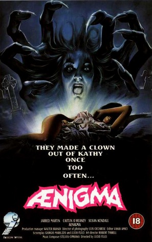 Aenigma - British VHS movie cover (thumbnail)