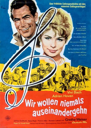 Wir wollen niemals auseinandergehen - German Movie Poster (thumbnail)