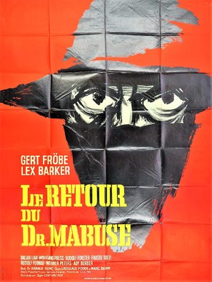 Im Stahlnetz des Dr. Mabuse - French Movie Poster (thumbnail)