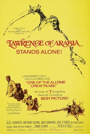 Lawrence of Arabia - Re-release movie poster (thumbnail)