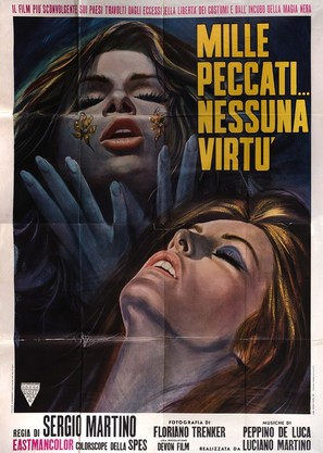 Mille peccati... nessuna virt&ugrave; - Italian Movie Poster (thumbnail)
