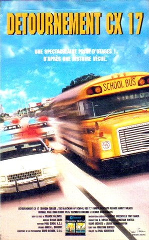 Sudden Terror: The Hijacking of School Bus #17 - French VHS movie cover (thumbnail)