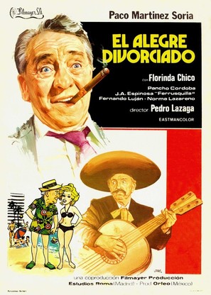 Alegre divorciado, El - Spanish Movie Poster (thumbnail)