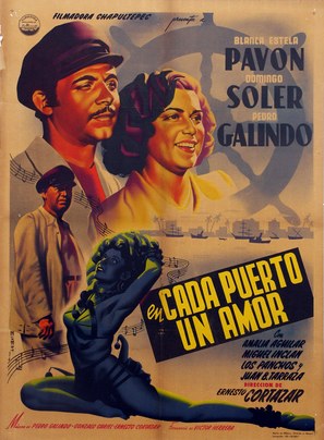 En cada puerto un amor - Mexican Movie Poster (thumbnail)