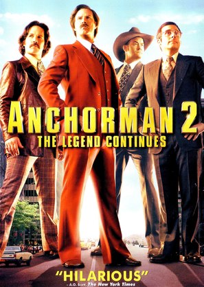 Anchorman 2: The Legend Continues - DVD movie cover (thumbnail)