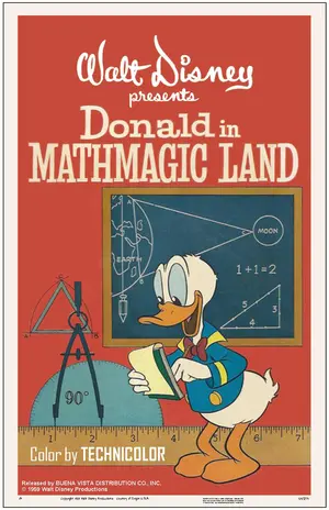 Donald in Mathmagic Land Poster