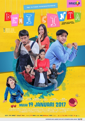 Demi Cinta - Indonesian Movie Poster (thumbnail)