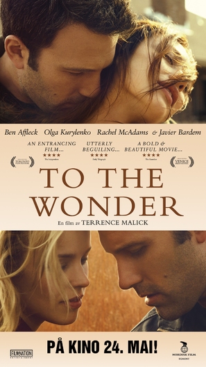 To the Wonder - Norwegian Movie Poster (thumbnail)