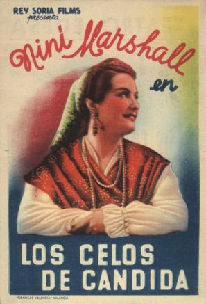 Los celos de C&aacute;ndida - Spanish Movie Poster (thumbnail)