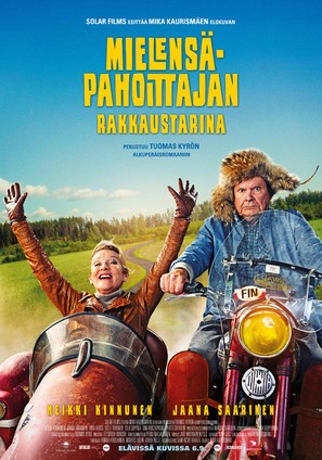 Mielens&auml;pahoittajan rakkaustarina - Finnish Movie Poster (thumbnail)