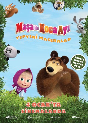 Masha i Medved 3 - Turkish Movie Poster (thumbnail)
