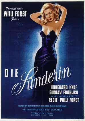 S&uuml;nderin, Die - Austrian Movie Poster (thumbnail)