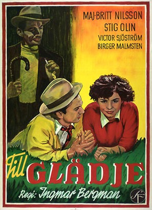 Till gl&auml;dje - Swedish Movie Poster (thumbnail)