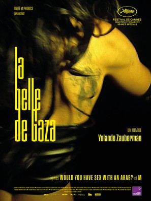 La belle de Gaza - French Movie Poster (thumbnail)