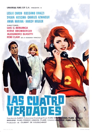Les quatre v&eacute;rit&eacute;s - Spanish Movie Poster (thumbnail)
