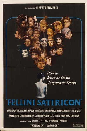 Fellini - Satyricon - Argentinian Movie Poster (thumbnail)