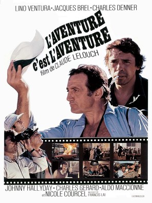 Aventure, c&#039;est l&#039;aventure, L&#039; - French Movie Poster (thumbnail)