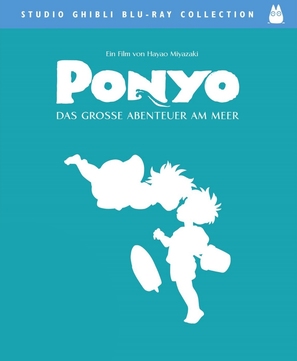 Gake no ue no Ponyo - German Blu-Ray movie cover (thumbnail)