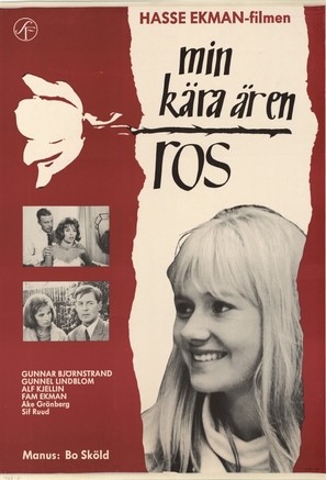 Min k&auml;ra &auml;r en ros - Swedish Movie Poster (thumbnail)