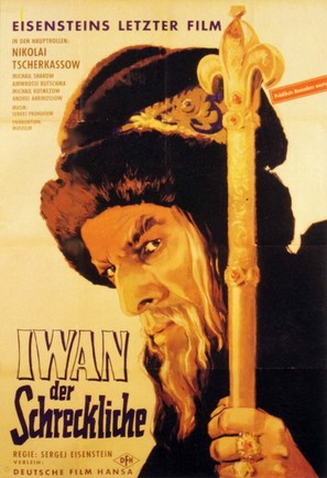 Ivan Groznyy I - German Movie Poster (thumbnail)