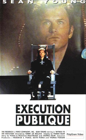 Witness to the Execution - French VHS movie cover (thumbnail)