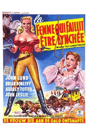 Woman They Almost Lynched - Belgian Movie Poster (thumbnail)