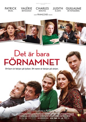 Le pr&eacute;nom - Swedish Movie Poster (thumbnail)