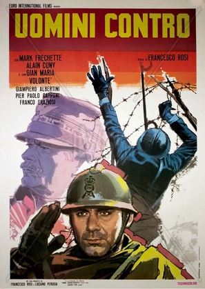 Uomini contro - Italian Movie Poster (thumbnail)