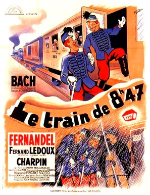 Le train de huit heures quarante-sept - French Movie Poster (thumbnail)