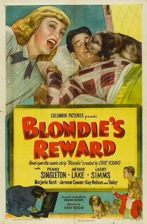 Blondie's Reward Poster