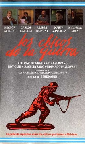 Los chicos de la guerra - Argentinian VHS movie cover (thumbnail)