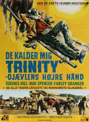 Lo chiamavano Trinit&agrave; - Danish Movie Poster (thumbnail)