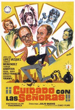 Cuidado con las se&ntilde;oras - Spanish Movie Poster (thumbnail)