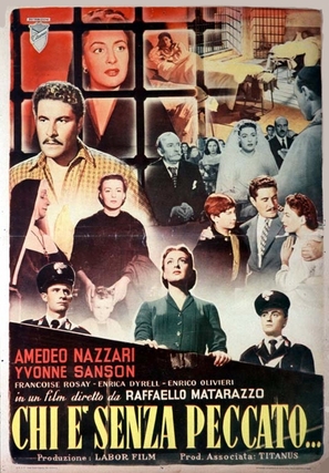 Chi &egrave; senza peccato.... - Italian Movie Poster (thumbnail)