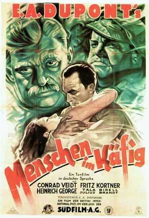 Menschen im K&auml;fig - German Movie Poster (thumbnail)