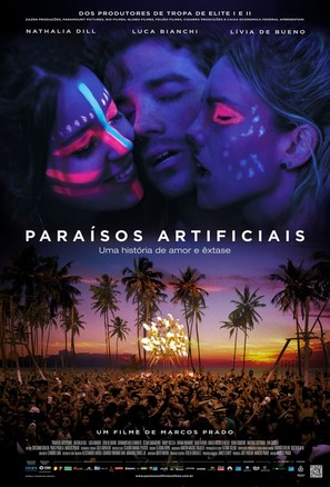 Para&iacute;sos Artificiais - Brazilian Movie Poster (thumbnail)