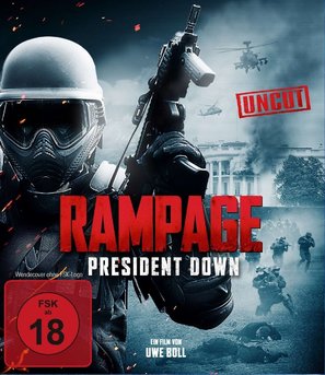 Rampage: President Down - German Movie Cover (thumbnail)