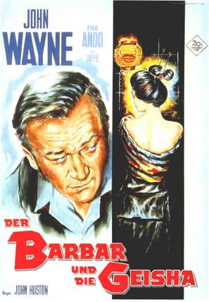 The Barbarian and the Geisha - German Movie Poster (thumbnail)