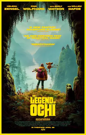 A24 The Legend Of Ochi 映画館用ポスター 送料込み ORIGINAL MOVIE THEATER THE LEGEND OF OCHI TEASER POSTER A24