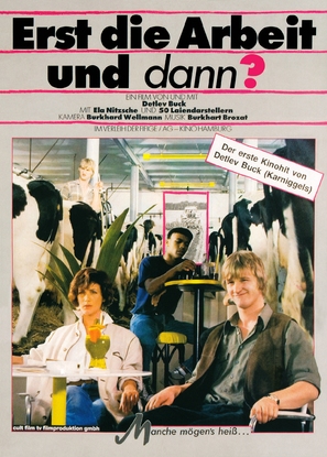 Erst die Arbeit und dann? - German Movie Poster (thumbnail)