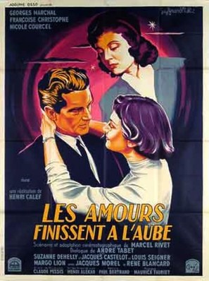 Les amours finissent &agrave; l&#039;aube - French Movie Poster (thumbnail)