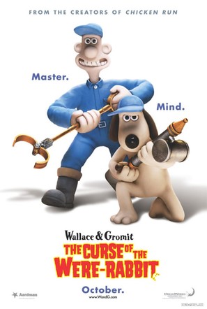 Wallace &amp; Gromit in The Curse of the Were-Rabbit - Movie Poster (thumbnail)