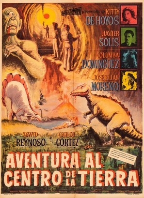 Aventura al centro de la tierra - Mexican Movie Poster (thumbnail)
