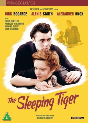 The Sleeping Tiger - British DVD movie cover (thumbnail)