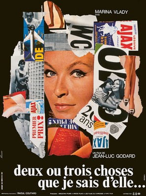 2 ou 3 choses que je sais d'elle - French Movie Poster (thumbnail)