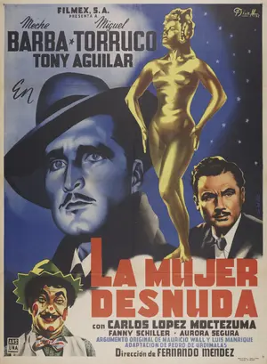 La mujer desnuda - Mexican Movie Poster (thumbnail)