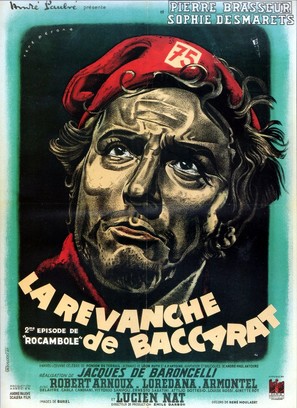 La revanche de Baccarat - French Movie Poster (thumbnail)