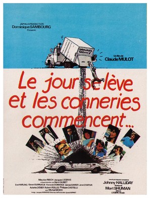 Le jour se l&egrave;ve et les conneries commencent - French Movie Poster (thumbnail)