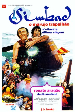Simbad, O Marujo Trapalh&atilde;o - Brazilian Movie Poster (thumbnail)