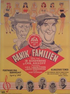 Panik i familien - Danish Movie Poster (thumbnail)